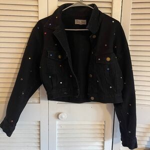 Gemstone embezzled Paris Blues jacket